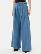 Spodnie damskie - Silvian Heach Jeansy Ignate GPP25392JE Niebieski Wide Leg - miniaturka - grafika 1