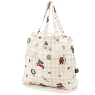 Torby i organizery dla mam - La Millou Shopper Bag uniwersalna torba na ramię / Winter Cottage - miniaturka - grafika 1
