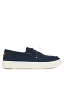 Półbuty męskie - Tommy Hilfiger Półbuty Modern Light Hybrid Suede Boat S FM0FM05352 Granatowy - miniaturka - grafika 1