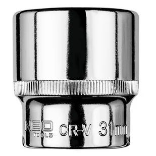 Neo Nasadka sześciokątna 1/2", 31 mm - Klucze i nasadki - miniaturka - grafika 1