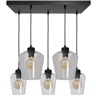 Milagro Lampa wisząca SANTIAGO CLEAR 5xE27 MLP6615 - Lampy sufitowe - miniaturka - grafika 1