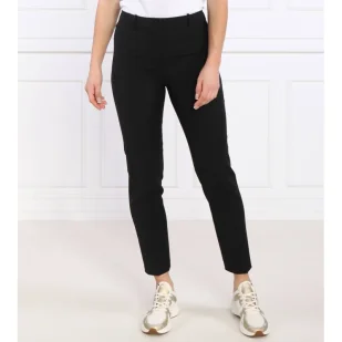 BOSS Wełniane spodnie Tilunah 10249090 01 | Regular Fit - Spodnie damskie - miniaturka - grafika 1