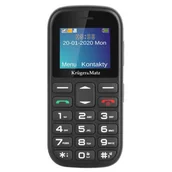 Telefony komórkowe - Kruger&Matz Simple 920 32MB Dual Sim Czarny - miniaturka - grafika 1