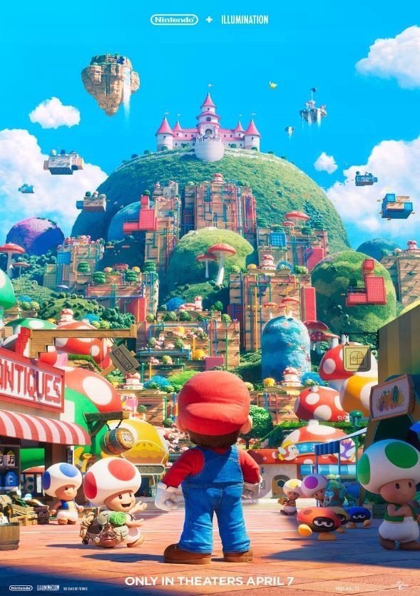 PODKŁADKA POD MYSZ Z Nadrukiem 22x18cm Super Mario Bros Movie Tekst Prezent