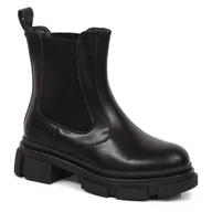 Botki damskie - Sztyblety na platformie ocieplane Big Star W INT1787 czarne - miniaturka - grafika 1