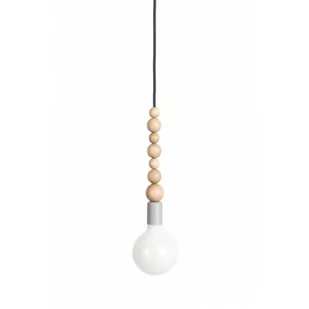 Loft Sfarer szara strukturalna lampa wisząca KOLOROWE KABLE - Lampy sufitowe - miniaturka - grafika 1