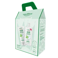 Zestawy kosmetyków damskich - Zestaw Equilibra Aloe, nawilżający szampon aloesowy, 265 ml + nawilżająca odżywka aloesowa, 200 ml - miniaturka - grafika 1
