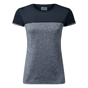 berghaus berghaus Damski t-shirt Technique 2.0 z krótkim rękawem szary Carbon Marl/Jet Black S 422188AX5 - Koszulki i topy damskie - miniaturka - grafika 1