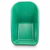 Taczki - Solidna misa do taczki Plastikowa PVC 100L 250kg Duża i masywna koryto - miniaturka - grafika 1