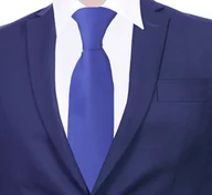 Krawaty i muchy męskie - KLASYCZNY Krawat Męski w Groszki ŻAKARDOWY rc38 - miniaturka - grafika 1