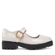 Buty dla dziewczynek - Półbuty Nelli Blu CS5129-11 Beżowy - miniaturka - grafika 1