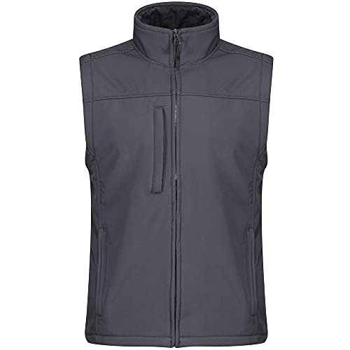 Regatta Męska kurtka bez rękawów Flux Soft Shell Plain Golf, szara (Seal Grey), XXXX-Large