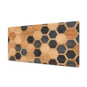 Podkładki na biurko - Mata podkładka na blat Drewniane kostki posadzka, ArtprintCave - miniaturka - grafika 1