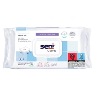 Seni Care Chusteczki nasączane Seni Care 80 szt. |   SE-231-WK80-003 - Higiena osób starszych i niepełnosprawnych - miniaturka - grafika 1