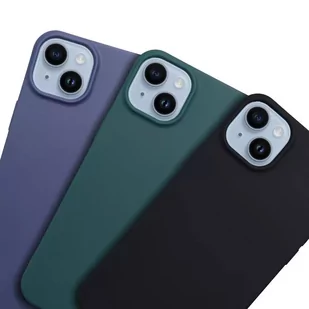 Etui obudowa ochronna Futerał MATT do iPhone 15 Plus niebieski - Etui i futerały do telefonów - miniaturka - grafika 3