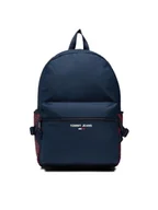 Plecaki - Tommy Jeans Plecak Tjm Essential Twist Backpack Granatowy - miniaturka - grafika 1
