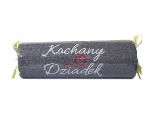 Ręcznik frotte z napisem Kochany Dziadek szary - Ręczniki - miniaturka - grafika 1