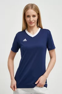 adidas Performance t-shirt treningowy kolor granatowy - Koszulki sportowe damskie - miniaturka - grafika 1