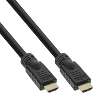 Kable komputerowe i do monitorów - InLine 17520Q kabel HDMI 20 m HDMI Typu A (Standard) Czarny 17520Q - miniaturka - grafika 1
