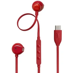 JBL T305C czerwone - Słuchawki - miniaturka - grafika 1