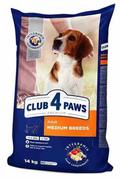 Sucha karma dla psów - CLUB 4 PAWS PREMIUM Adult Medium Breeds 14kg - miniaturka - grafika 1