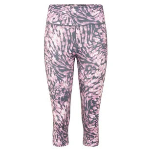 Legginsy damskie 3/4 Dare 2b Influential 3/4 Rozmiar: L / Kolor: fioletowy - Spodnie sportowe damskie - miniaturka - grafika 1