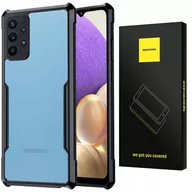 Etui i futerały do telefonów - Etui Pancerne Spacecase Beetle Przezroczyste Plecki Case Pokrowiec Obudowa Galaxy A32 4G Czarny - miniaturka - grafika 1