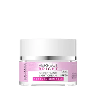 Eveline Perfect Bright Lekki Krem Rozświetlający na Dzień SPF20 50ml - Kremy do twarzy - miniaturka - grafika 1