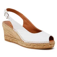 Espadryle damskie - Espadryle Toni Pons Croacia Biały - miniaturka - grafika 1