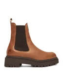 Botki damskie - G-Star Raw Sztyblety EO-DAMLA-25FW26 Brązowy - miniaturka - grafika 1