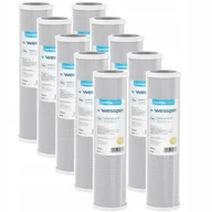 Filtry do odkurzaczy - 10' Wkład Węglowy 100% Kokosowy Do Big Blue 10 Szt - miniaturka - grafika 1