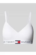 Biustonosze - Biustonosz typu bralette z elastycznym pasem z logo model TH Heritage - Tommy Hilfiger - miniaturka - grafika 1
