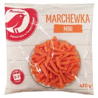 Mrożonki warzywne i owocowe - Auchan - Marchewka mini - miniaturka - grafika 1