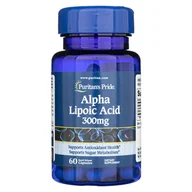 Witaminy i minerały - Puritan's Pride, Kwas Alfa Liponowy 300 Mg, 60 kapsułek - miniaturka - grafika 1