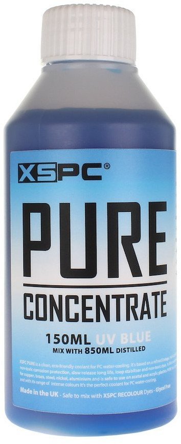 XSPC Pure Kühlmittelkonzentrat, 150 ml - blau, UV