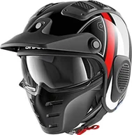 Kaski motocyklowe - Kask motocyklowy Shark X-DRAK TERRENCE KWR, czarny/biały/czerwony, XS - miniaturka - grafika 1