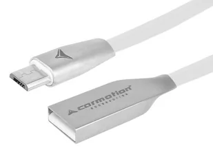 CarMotion Kabel USB - micro USB 120cm biały - Kable USB - miniaturka - grafika 1