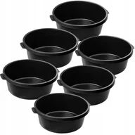Wiadra i kastry budowlane - Kastra budowlana 11L, czarna 6 szt. - miniaturka - grafika 1