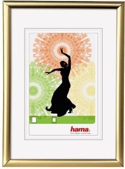 Ramka Hama Madrid 15x20, plastikowa, złota 66607