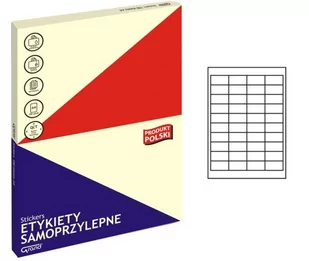 Grand Etykiety samoprzylepne 003 48,5x25,4/40 - Artykuły biurowe - miniaturka - grafika 1