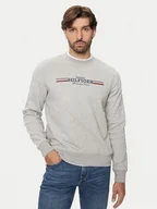 Bluzy męskie - Tommy Hilfiger Bluza MW0MW35530 Szary Regular Fit - miniaturka - grafika 1