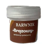 Dodatki do ciast w proszku - Barwnik syntetyczny rozp. w wod. 2 g Brązowy - miniaturka - grafika 1