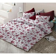 Pościel - Pościel bawełniana Święta na białym, 140 x 200 cm, 70 x 90 cm - miniaturka - grafika 1