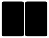 Pozostałe akcesoria kuchenne - Wenko Szklane płyty ochronne na kuchenkę BLACK 2 sztuki 53898100 - miniaturka - grafika 1