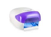 Lampy UV do paznokci - Lampa UV 36 W z suszarką i LCD fioletowa - miniaturka - grafika 1