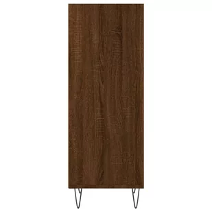 Szafka, brązowy dąb, 34,5x32,5x90 cm, materiał drewnopochodny Lumarko! - Szafki do salonu - miniaturka - grafika 4