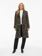 Kurtki damskie - Vila Płaszcz przejściowy w kolorze beżowo-czarnym - miniaturka - grafika 1