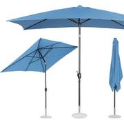 Parasole ogrodowe - Uniprodo Parasol ogrodowy - niebieski - prostokątny - 200 x 300 cm - uchylny UNI_UMBRELLA_TSQ2030BL_N - 3 LATA GWARANCJI/DARMOWA WYSYŁKA - miniaturka - grafika 1