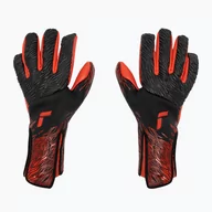 Piłka nożna - Rękawice bramkarskie Reusch Venomous Gold X black/fiery red - miniaturka - grafika 1