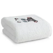 Okrycia kąpielowe dla dzieci - Ręcznik dziecięcy Baby74 70X140 cm biały 450 g/m² kaptur - miniaturka - grafika 1